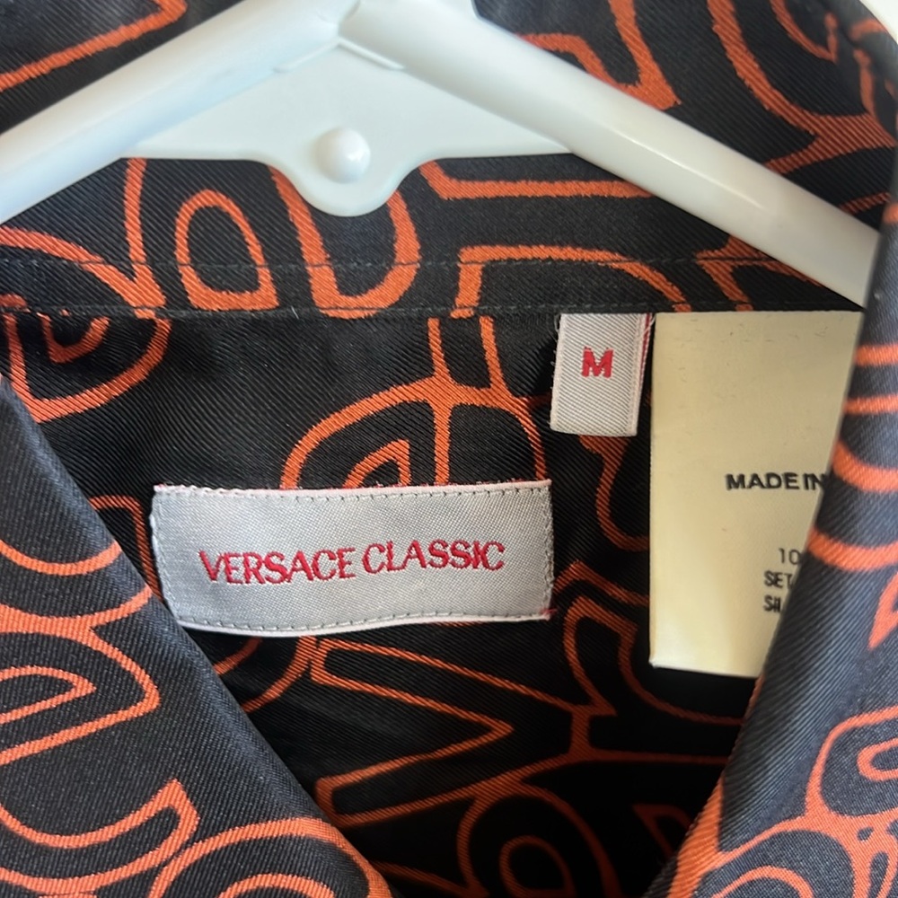 Versace Classic Silk Button Down (Medium) - image 3
